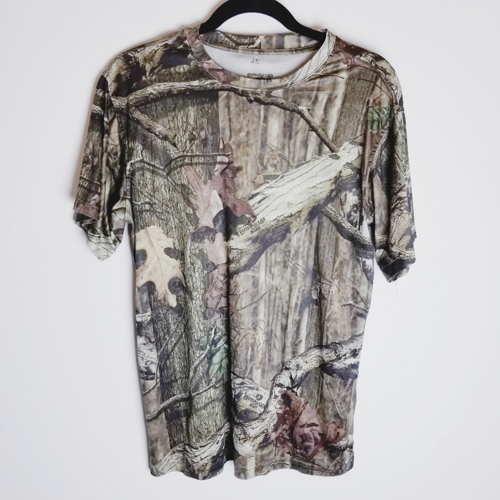 Break up Infinity Mossy oak Camouflage camo shirt